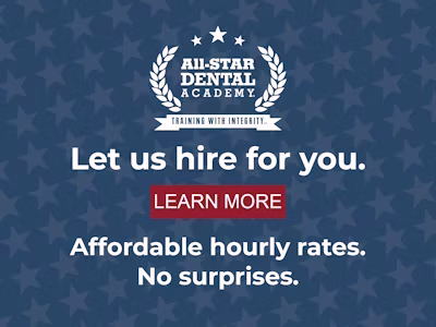 Hiring Dental Rockstars Is Hard — We Make It Easy. No Contracts.