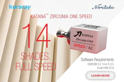 Katana™ Zirconia One Speed, All Shades.